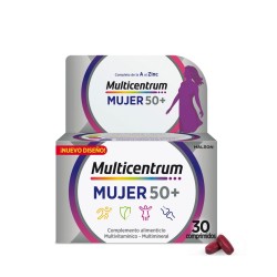 Multicentrum mujer 50+ 30 comprimidos-Farmacia Olmos