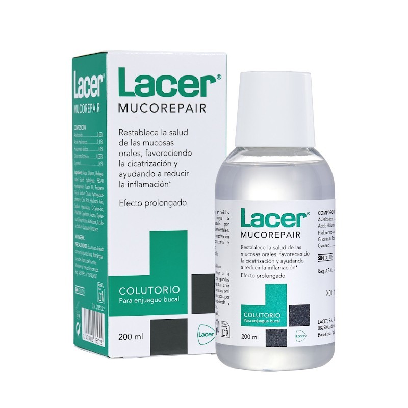Lacer mucorepair colutorio 200ml - farmacia olmos