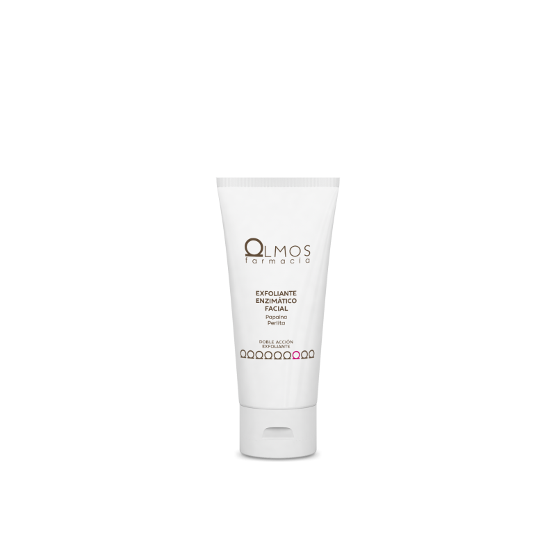 Olmos exfoliante enzimatico facial 75ml.