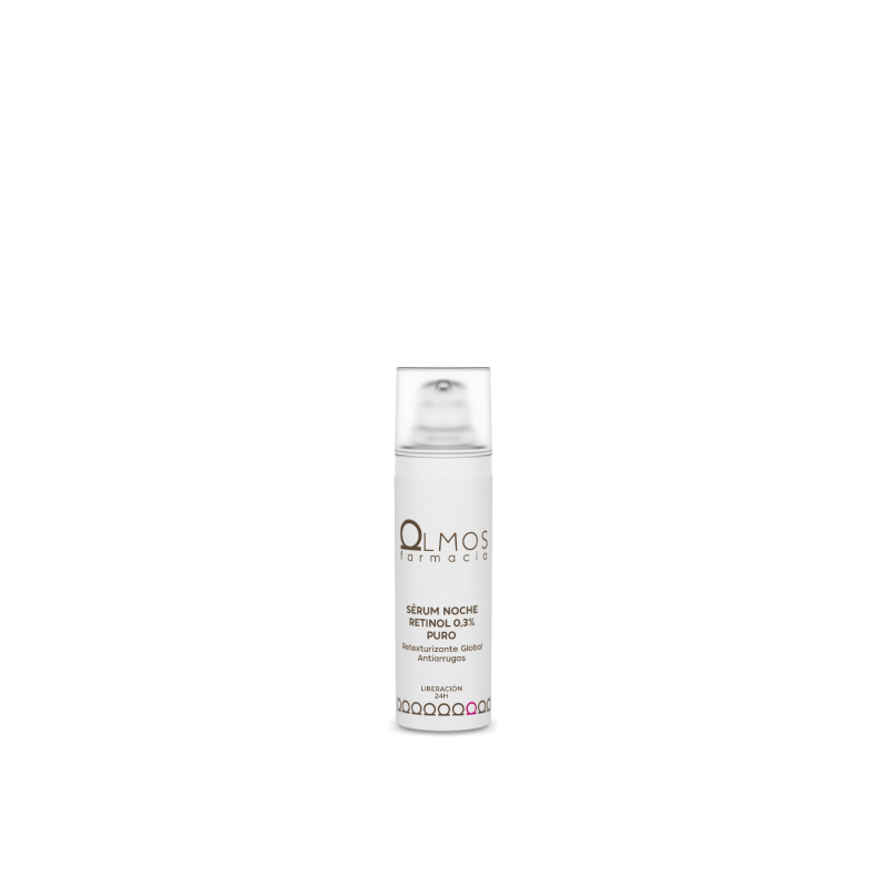 Olmos sérum noche retinol 0,3% puro 30ml. - Farmacia olmos