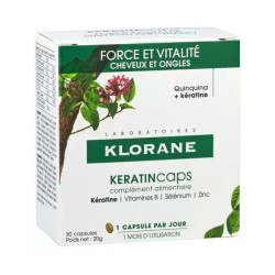 Klorane keratincaps 30 capsulas - Farmacia Olmos