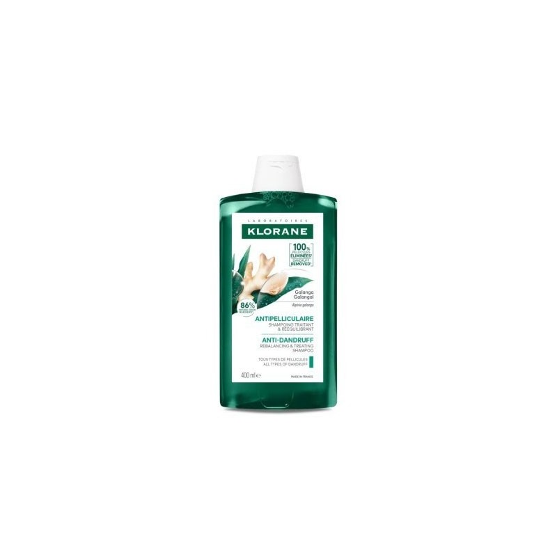 Klorane champu reequilibrante a la galanga 400ml-Farmacia Olmos