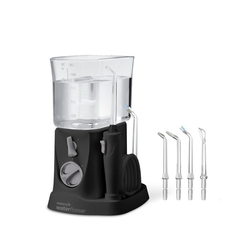 Waterpik irrigador bucal electrico traveler negro-Farmacia Olmos
