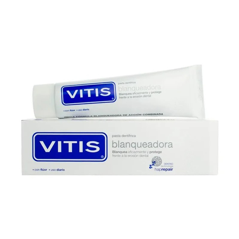 Vitis blanqueadora pasta dental 100ml - Farmacia olmos