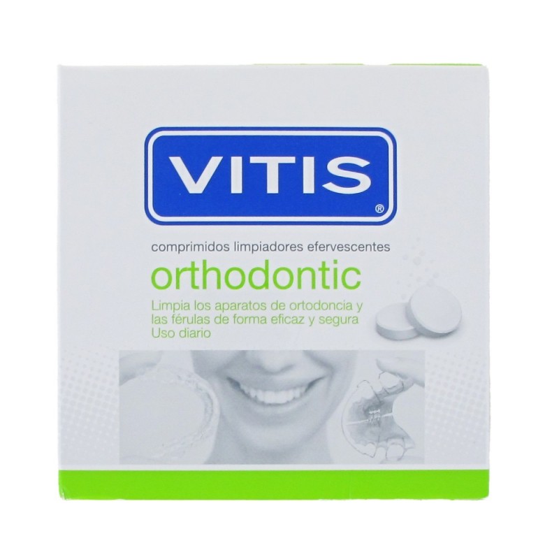 Vitis orthodontic  limpieza 32 comp efervescentes - Farmacia olmos