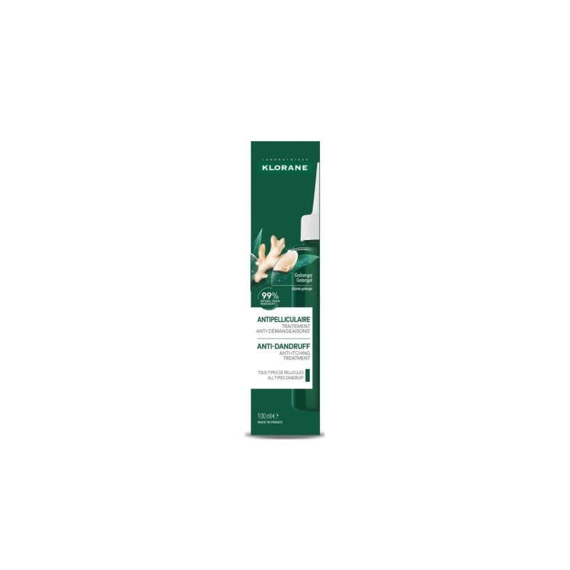 Klorane tratamiento anticaspa y antipicor galanga 100ml-Farmacia Olmos