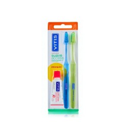 Vitis cepillo dental suave access 2 unidades-Farmacia Olmos