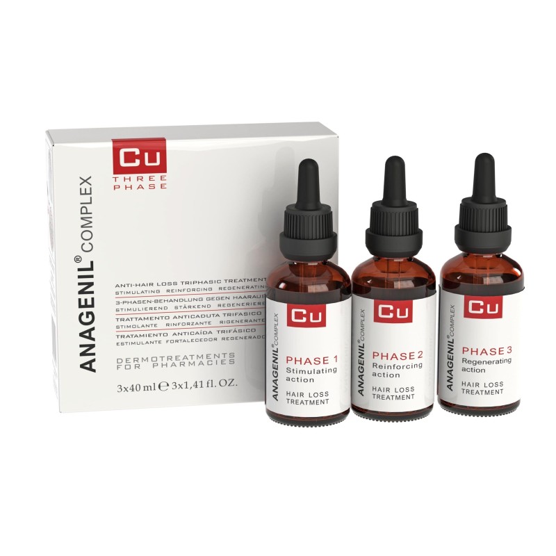 Vital plus active cu anagenil complex  3 x 40ml - Farmacia Olmos