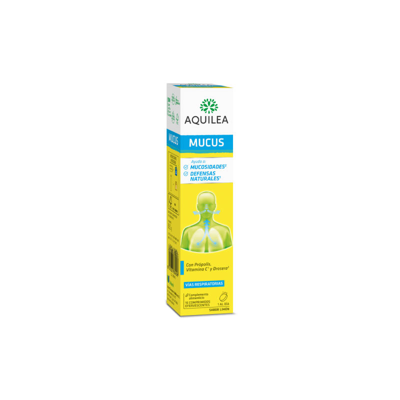 Aquilea mucus 15 comprimidos efervescentes - Farmacia olmos