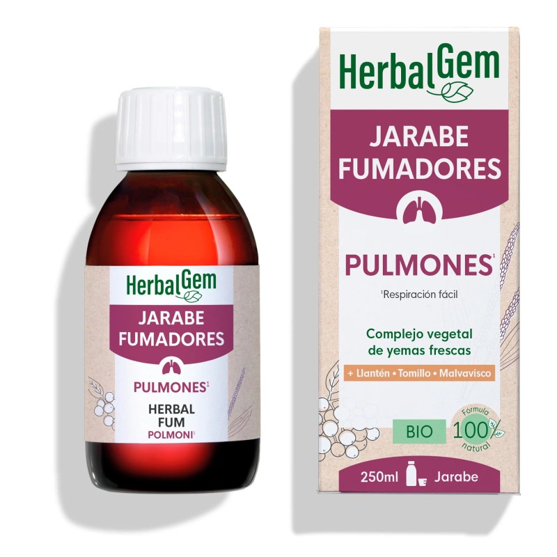 Pranarom herbalgem jarabe fumadores bio 250ml - Farmacia olmos