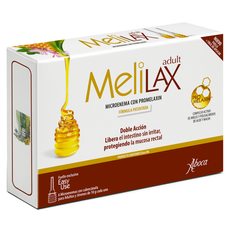 Aboca melilax adulto 6 microenemas - Farmacia olmos
