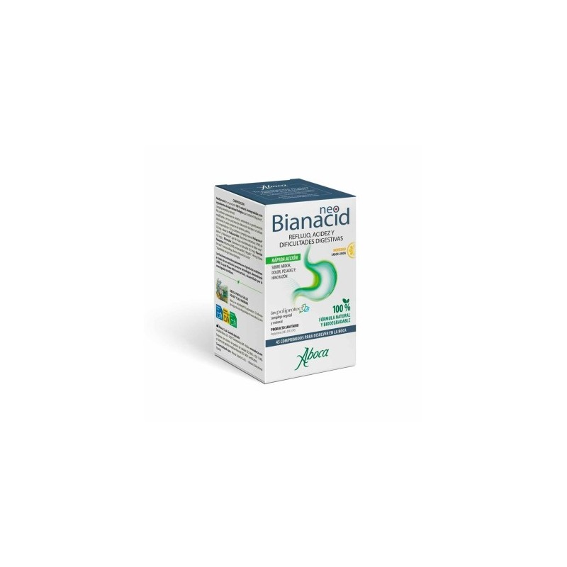Aboca neobianacid 45 comprimidos sabor limon - Farmacia olmos