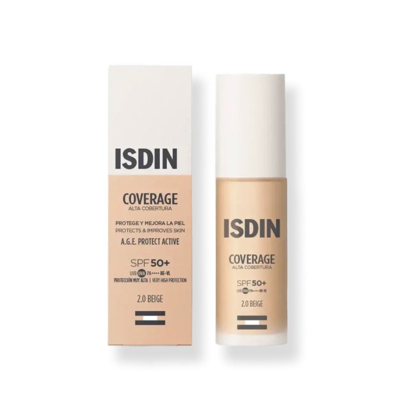 Isdin coverage spf50 2.0 beige 30g-Farmacia Olmos