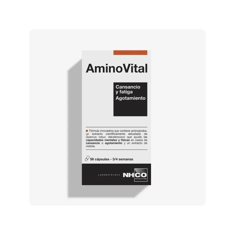 Nhco aminovital  56 capsulas - Farmacia olmos