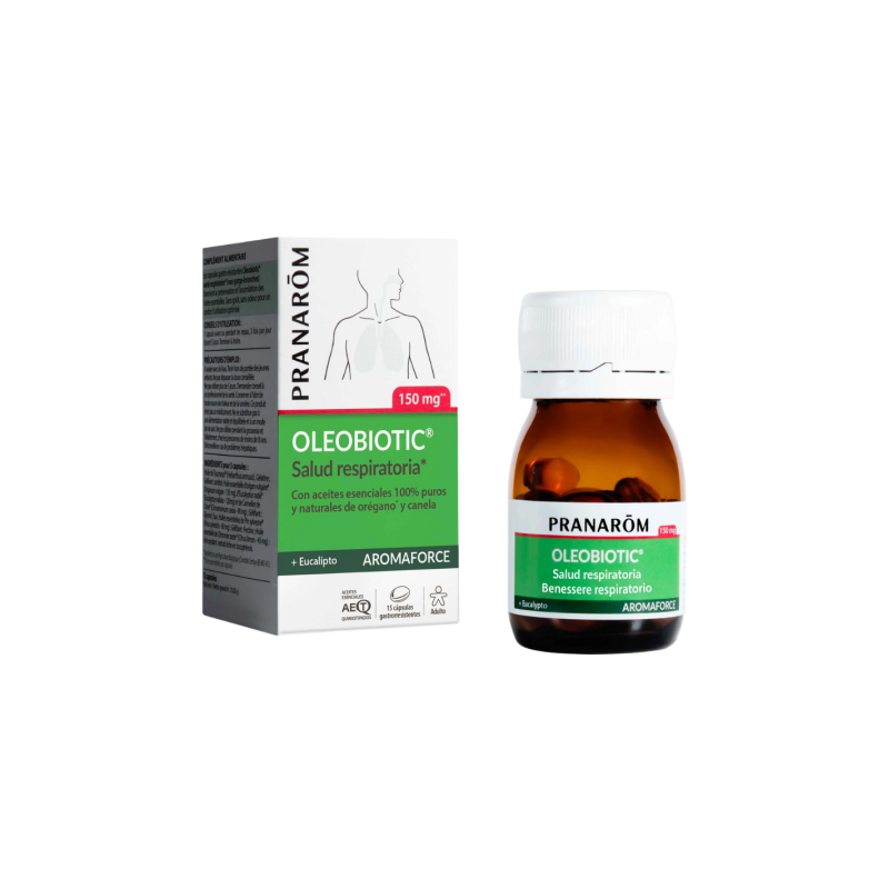 Pranarom aromaforce oleobiotic 15 capsulas-Farmacia Olmos