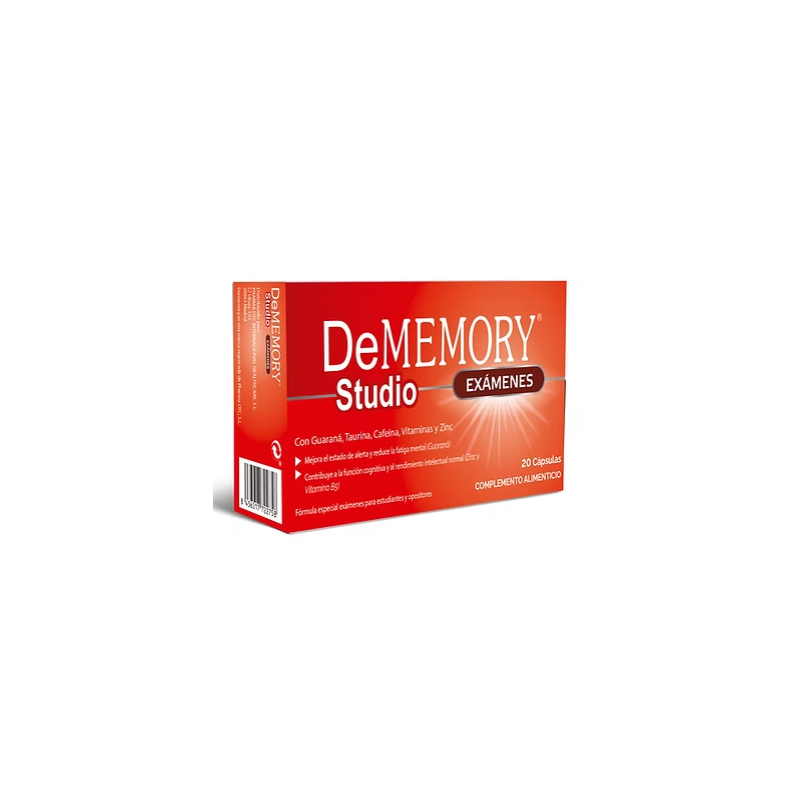 Dememory studio examenes  20 capsulas - Farmacia olmos