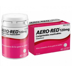 Aero red 120 mg 40 comprimidos masticables - Farmacia Olmos