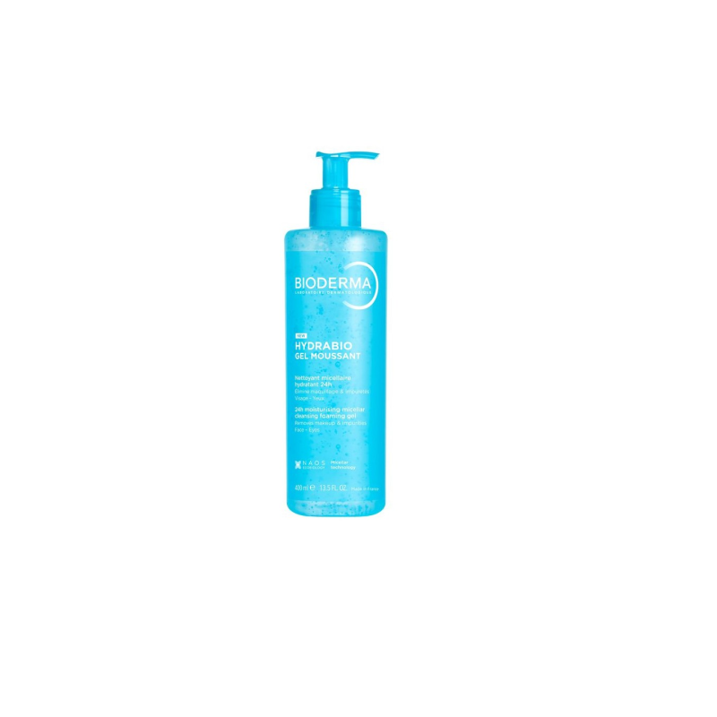 Bioderma hydrabio gel moussant 400ml - Farmacia olmos