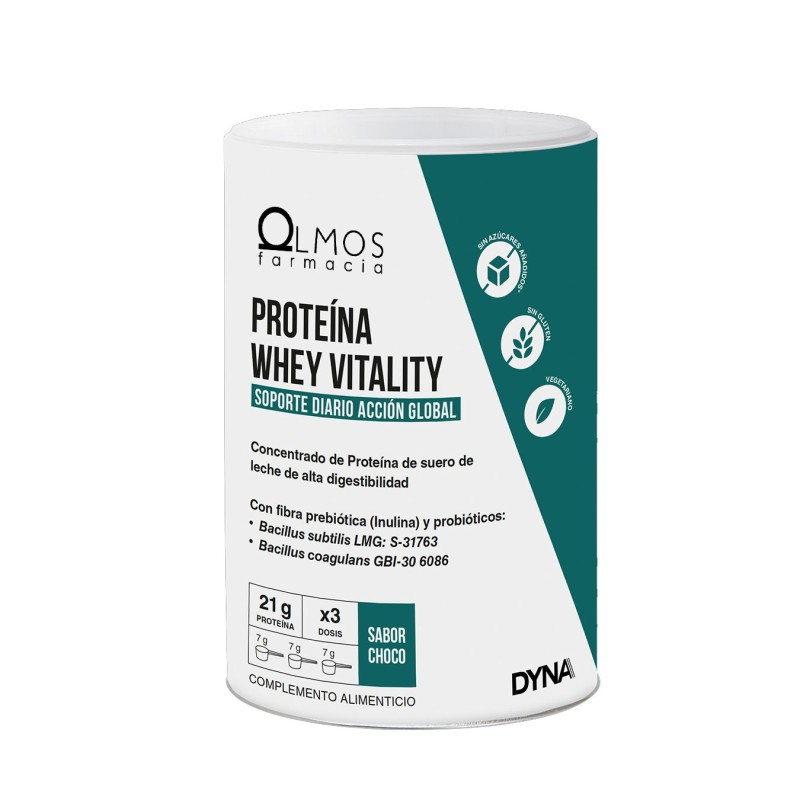 Olmos proteina whey vitality chocolate 300g.-Farmacia Olmos