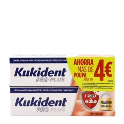 Kukident pro plus firmeza al masticar 40g duplo - Farmacia olmos