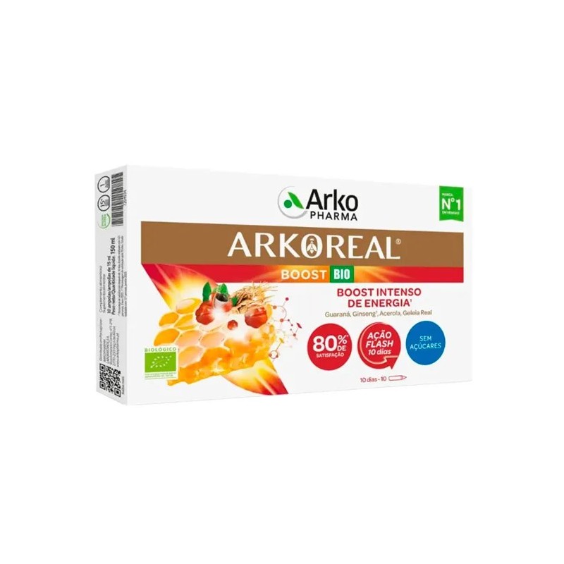 Arkoreal boost intenso energia 10 ampollas - Farmacia olmos