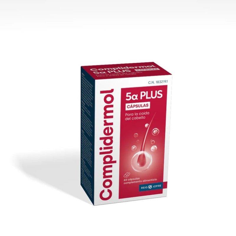 Complidermol 5alfa plus 60 capsulas - Farmacia olmos