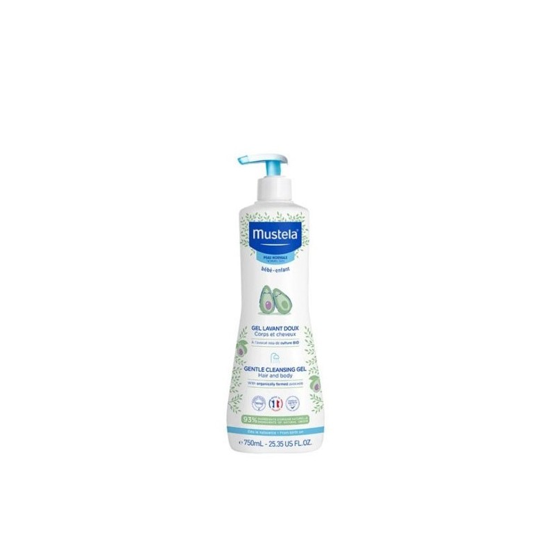 Mustela gel de baño 750ml-Farmacia Olmos