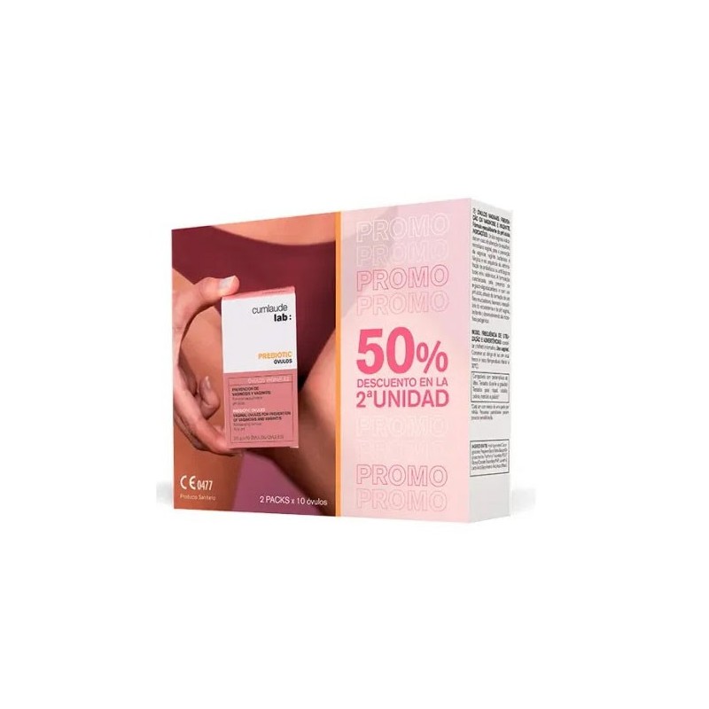 Cumlaude lab: prebiotic ovulos vaginales 10 unidades duplo-Farmacia Olmos
