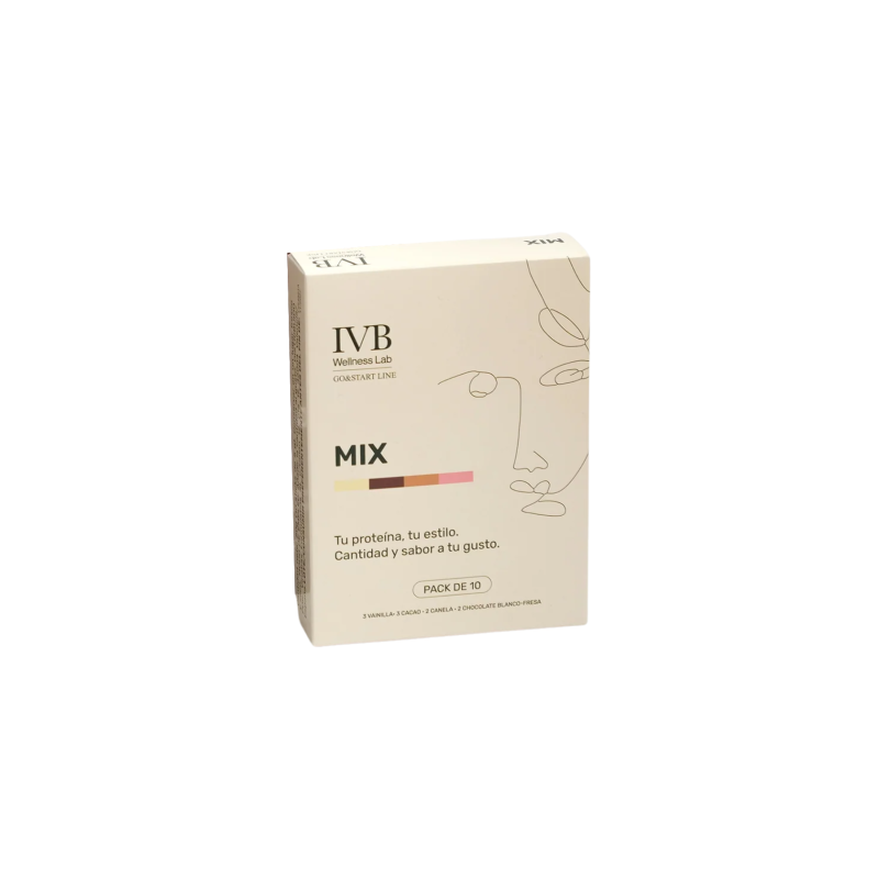 Ivb proteina sabor mix 10 sticks 5g-Farmacia Olmos