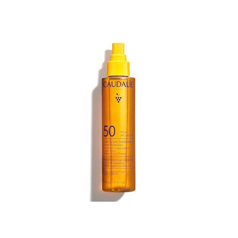 Caudalie proteccion aceite solar embellecedor spf50 150ml-Farmacia Olmos