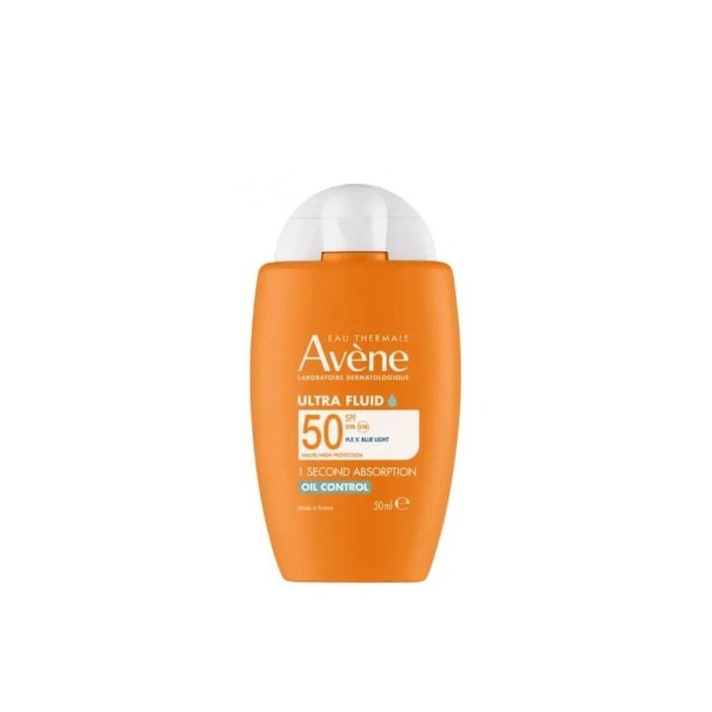 avene proteccion oil control spf50+ ultra fluido 50ml-Farmacia Olmos