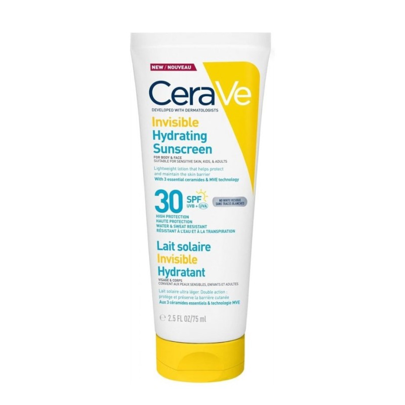 Cerave locion protectora invisible hidratante spf30 75ml-Farmacia Olmos