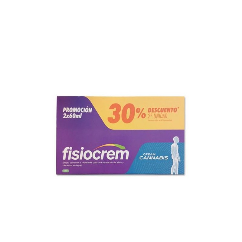 Fisiocrem cannabis cbd crema 60ml duplo-Farmacia Olmos