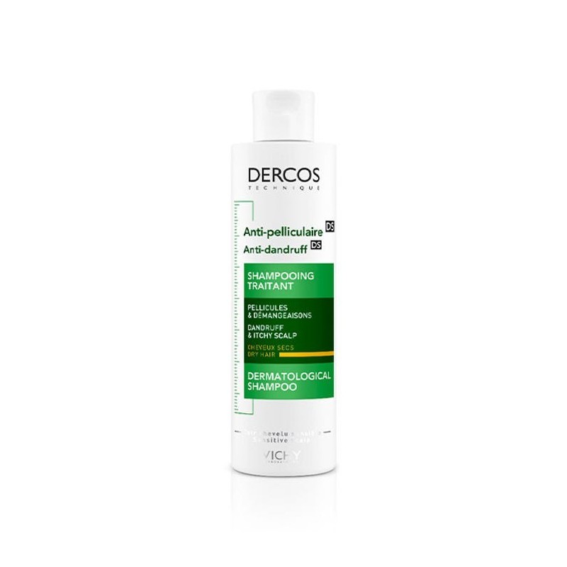 Vichy dercos champu anticaspa cabello seco 400ml-Farmacia Olmos
