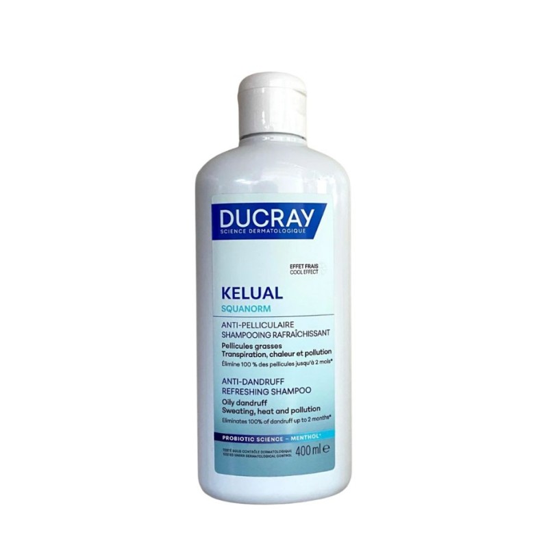 Ducray kelual squanorm champu anticaspa 400ml-Farmacia Olmos