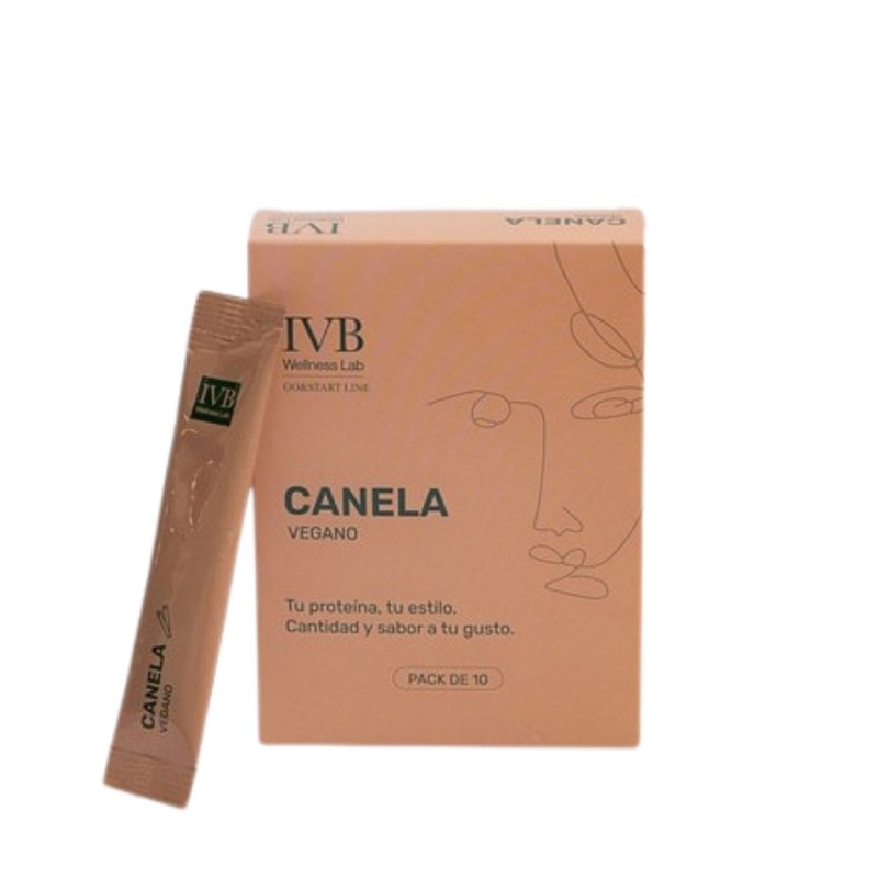 Ivb proteina sabor canela vegano 10 sticks-Farmacia Olmos