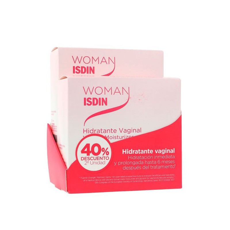 Isdin woman hidratante vaginal 12 monodosis duplo-Farmacia Olmos