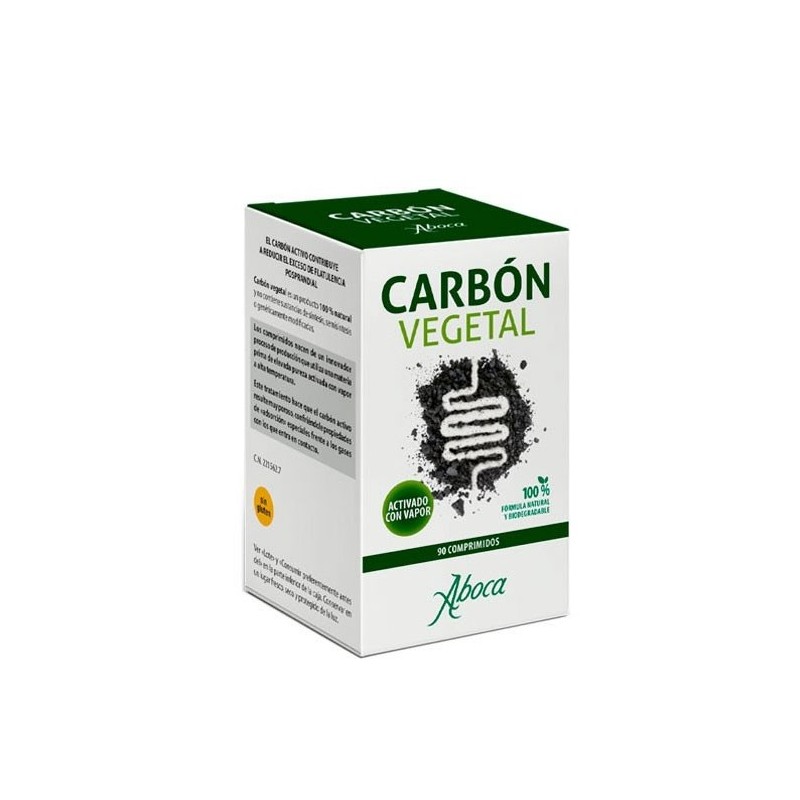 Aboca carbon vegetal 90 comprimidos-Farmacia Olmos