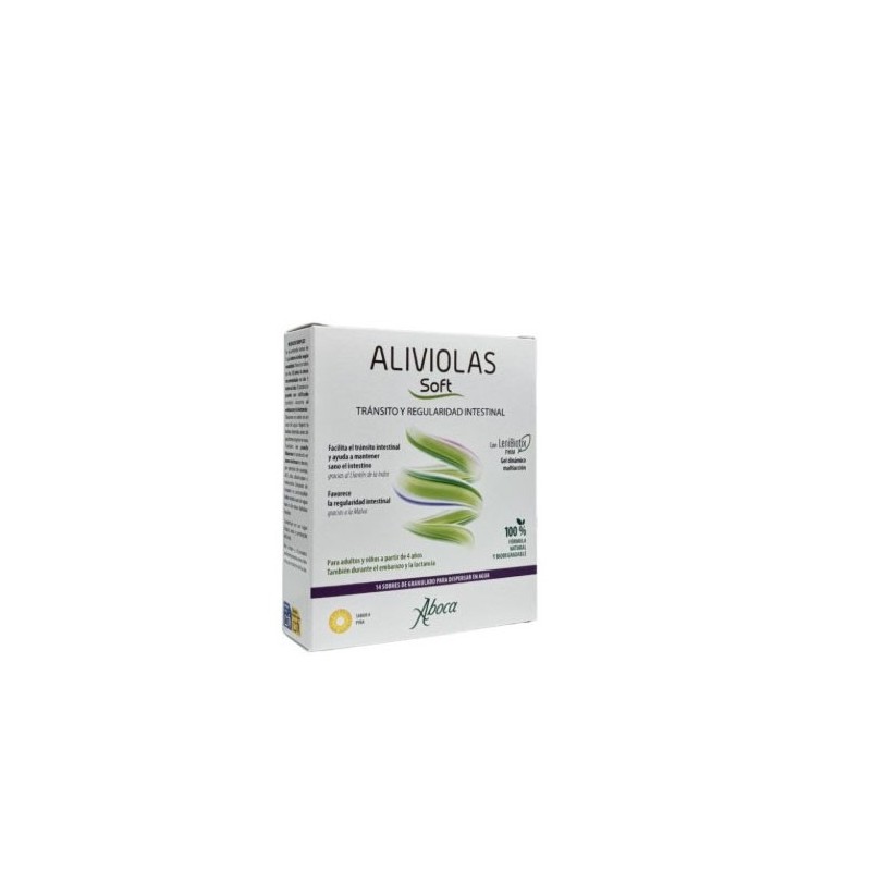 Aliviolas soft 14 sobres 3,8g sabor piña-Farmacia Olmos