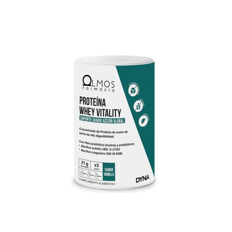 Olmos proteina whey vitality vainilla 300g.-Farmacia Olmos