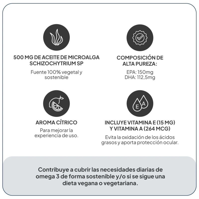 Ivb vegan omega 3+ 30 capsulas-Farmacia Olmos