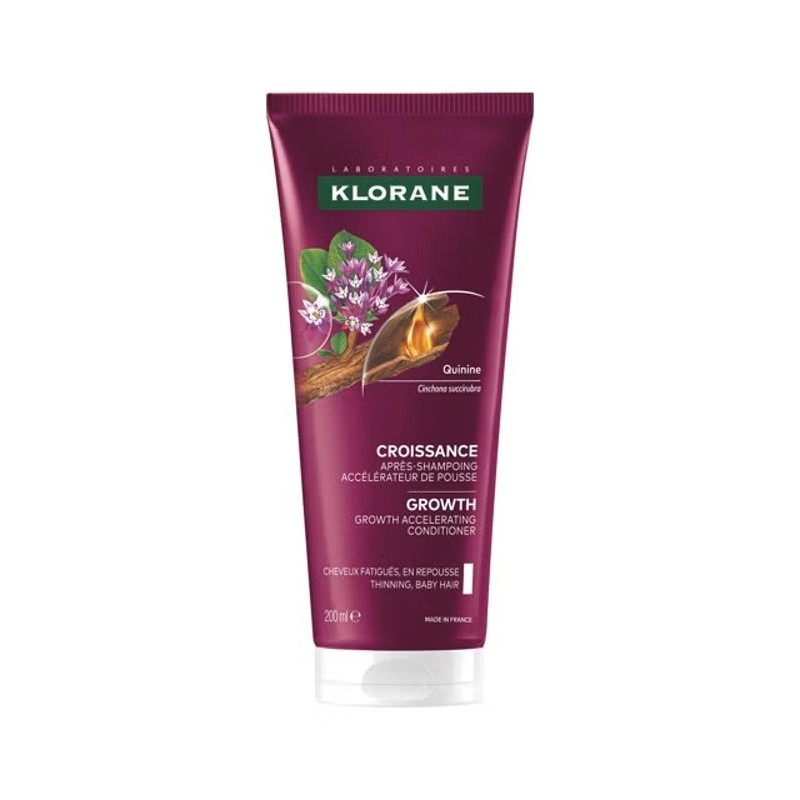 Klorane acondicionador acelerador del crecimiento 200ml-Farmacia Olmos