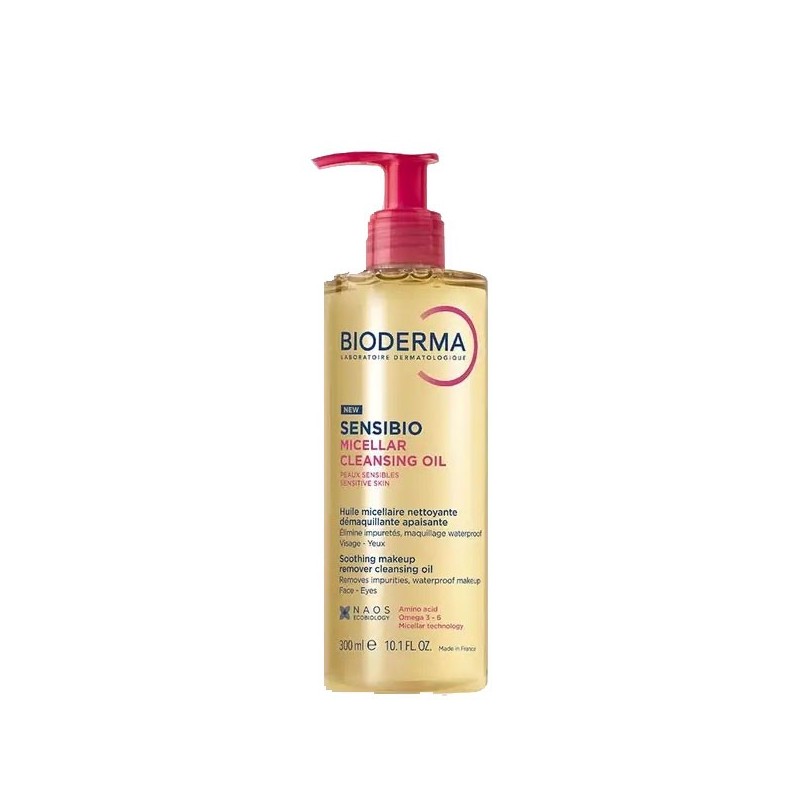 Bioderma sensibio micellar cleansing oil 300ml-Farmacia Olmos